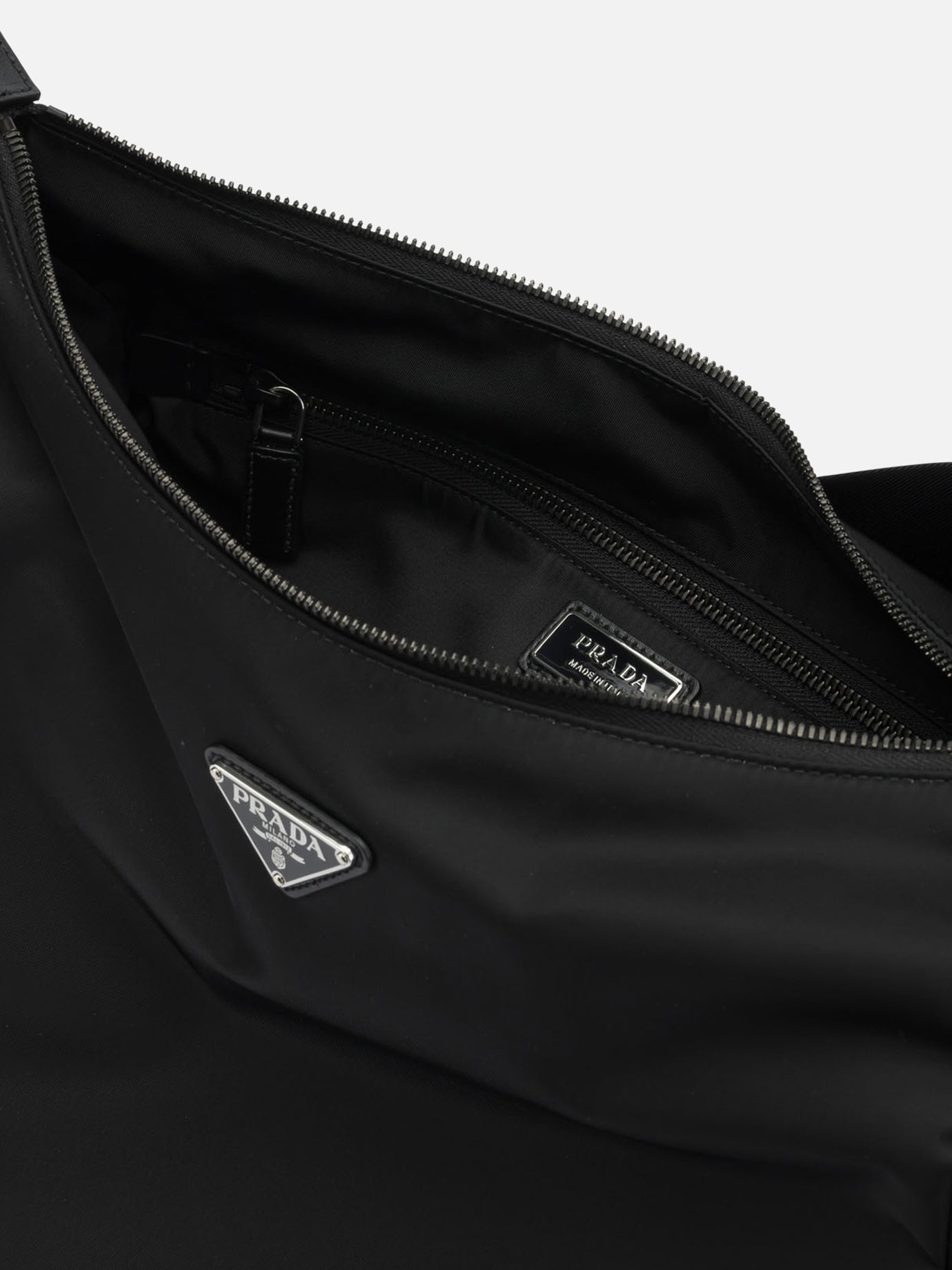 Prada "Explore" large shoulder bag Black

