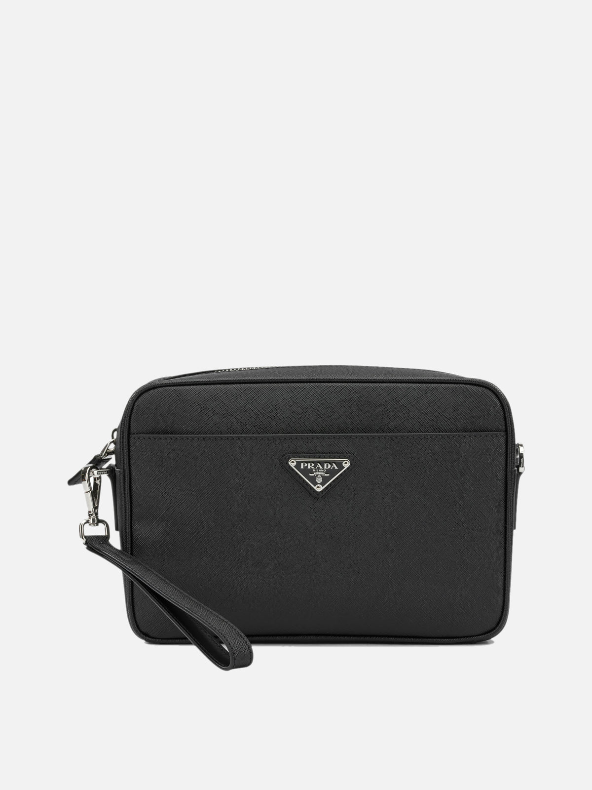 Prada Small crossbody bag with logo Black

