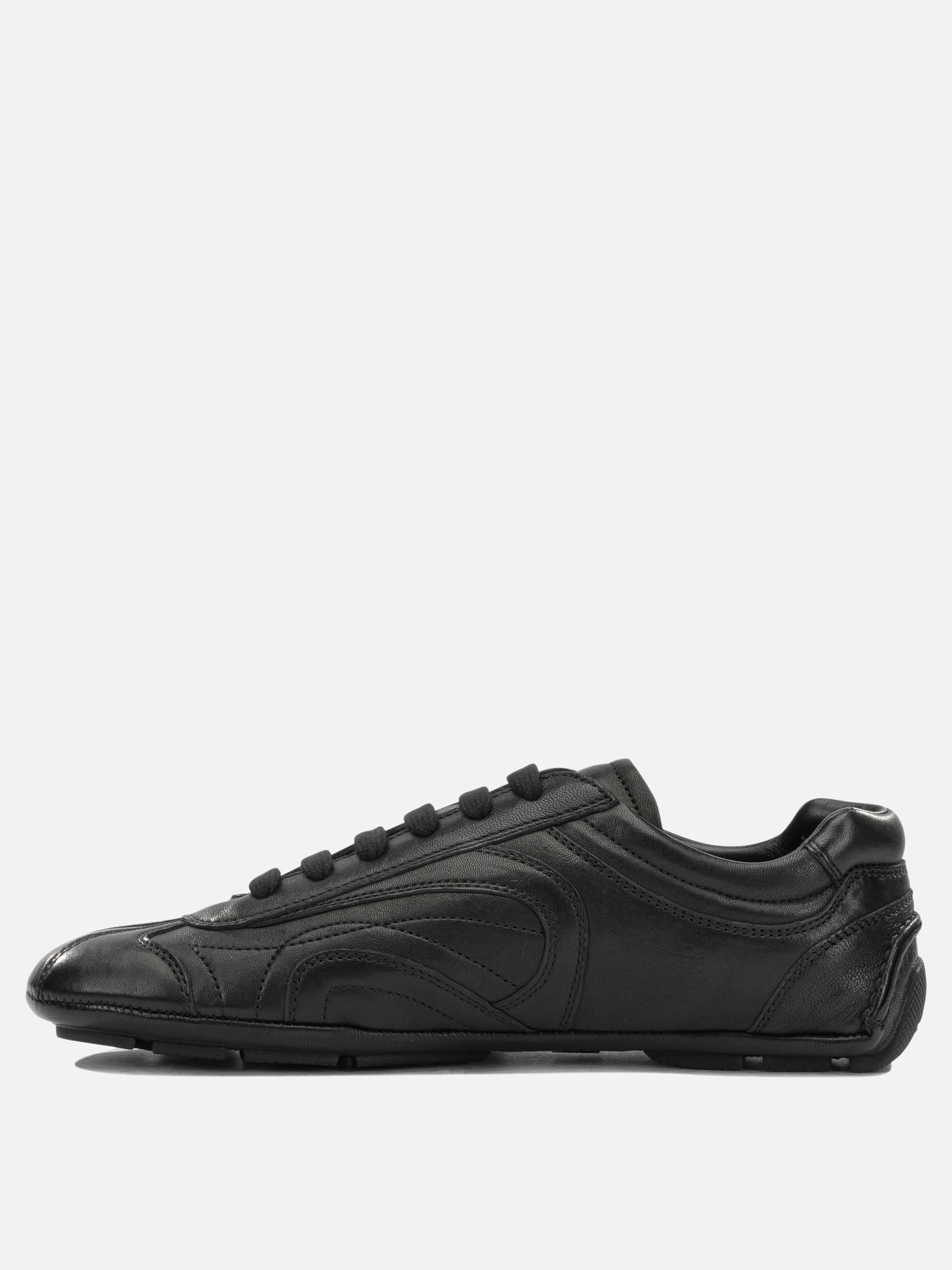 Low top sneakers 100% leather - 100% rubber  Black - Prada Men | PDP | VIETTI Online Store | Zoom-Modal_3
