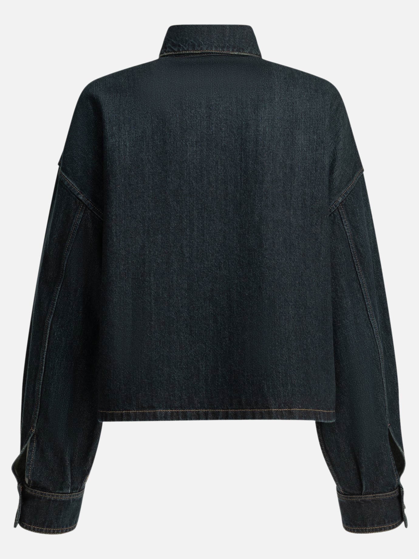 Giacche in denim Logo  Blu - Prada Donna | PDP | VIETTI Online Store | thumbnail_2