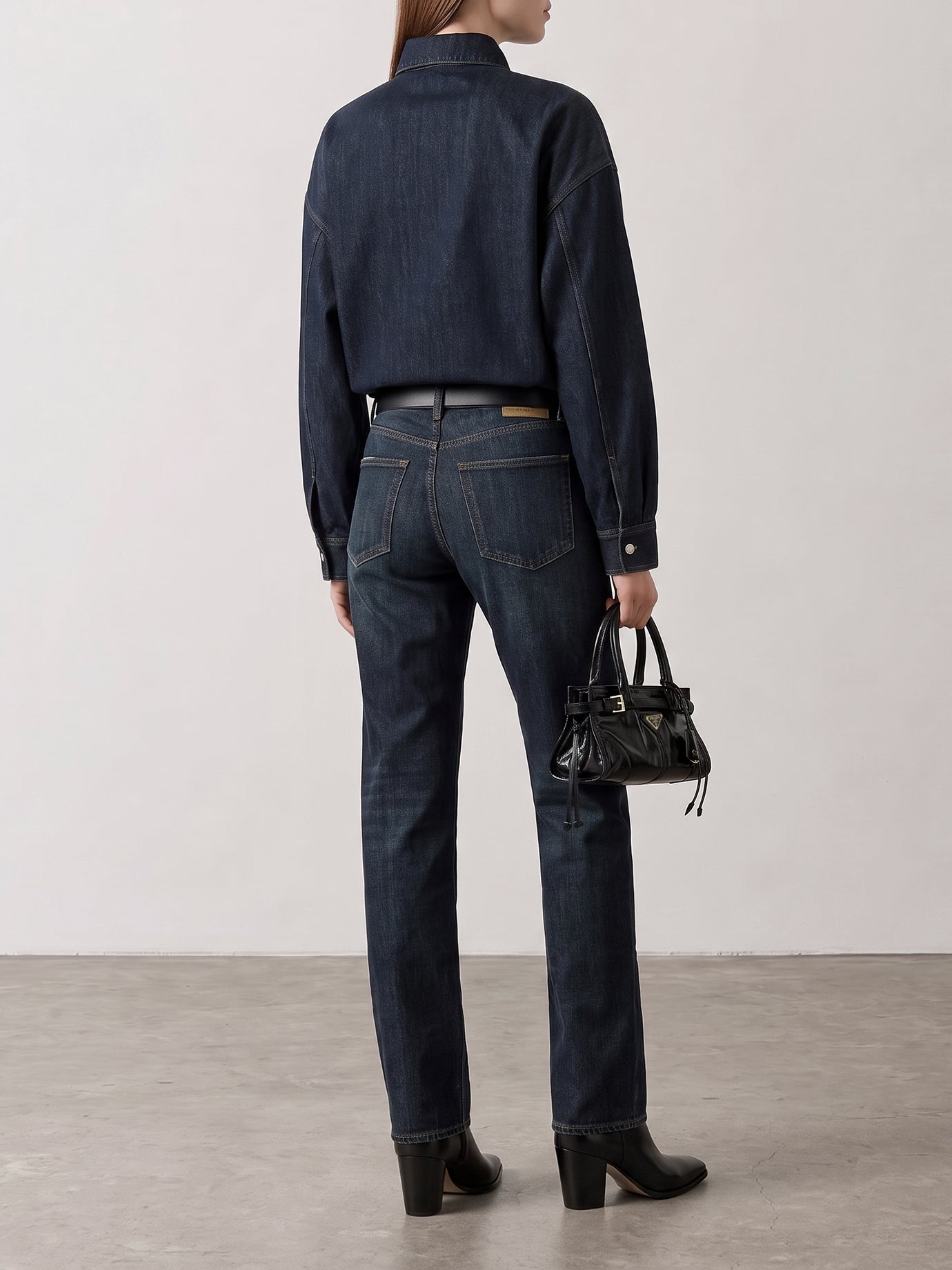Denim jackets Logo  Blue - Prada Women | PDP | VIETTI Online Store | Zoom-Modal_3
