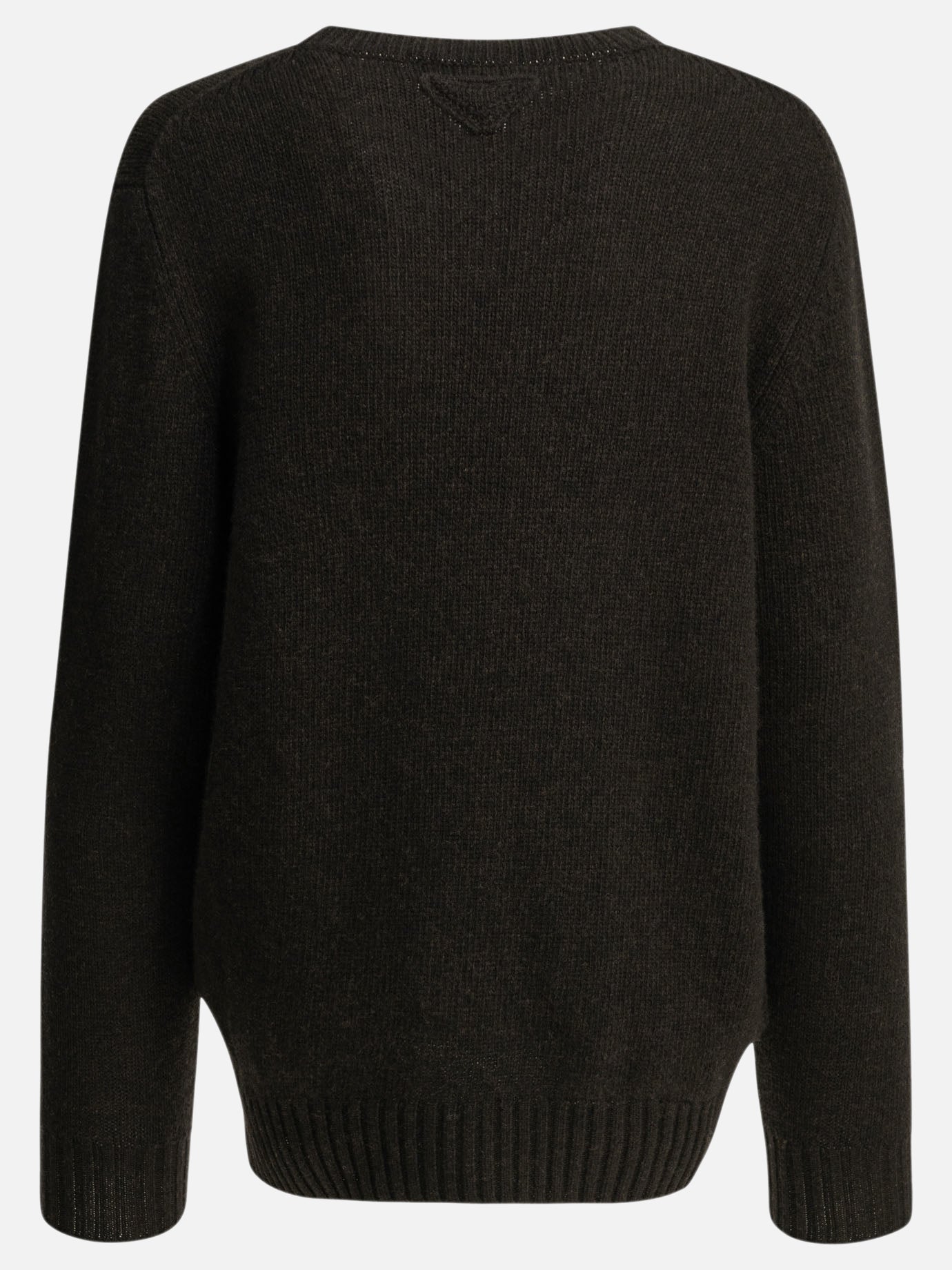 Crewneck sweaters Solid colour  Brown - Prada Women | PDP | VIETTI Online Store | thumbnail_4