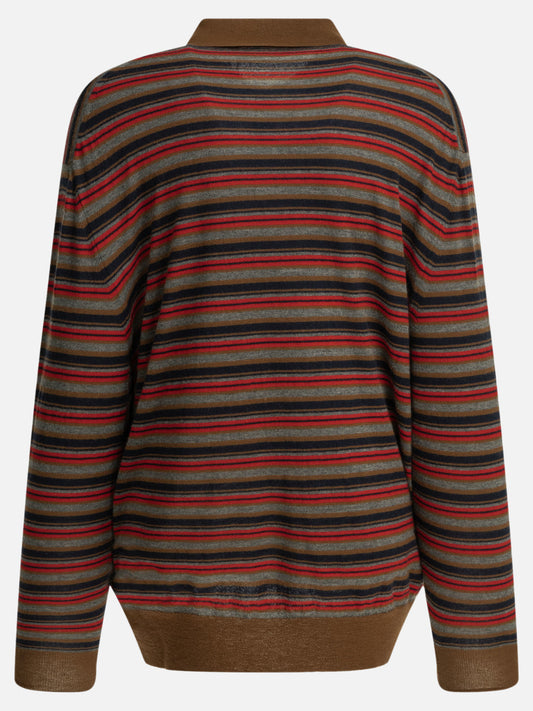 Maglioni polo Striped  Rosso - Prada Donna | PDP | VIETTI Online Store | 2

