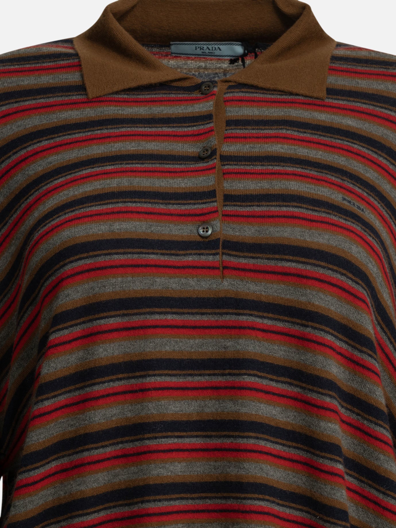 Maglioni polo Striped  Rosso - Prada Donna | PDP | VIETTI Online Store | Zoom-Modal_3
