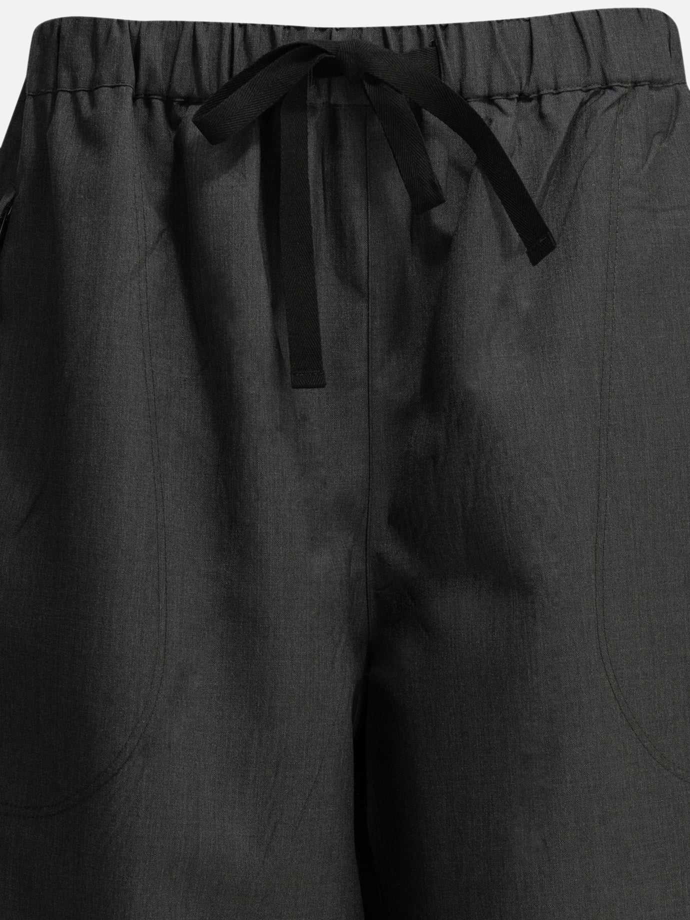 Cargo & parachute trousers Solid colour  Grey - Prada Women | PDP | VIETTI Online Store | thumbnail_3
