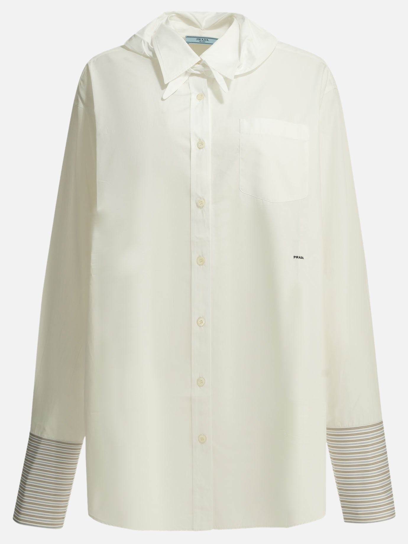 Casual shirts Logo  White - Prada Women | PDP | VIETTI Online Store | Zoom-Modal
