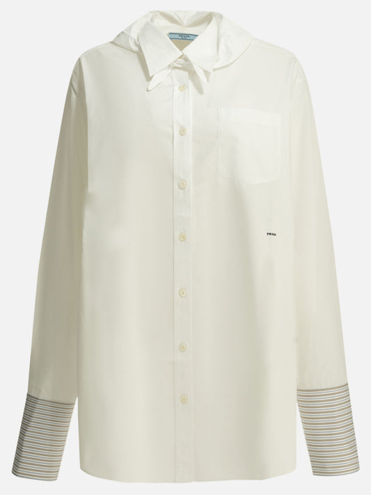 Casual shirts Logo  White - Prada Women | PDP | VIETTI Online Store 
