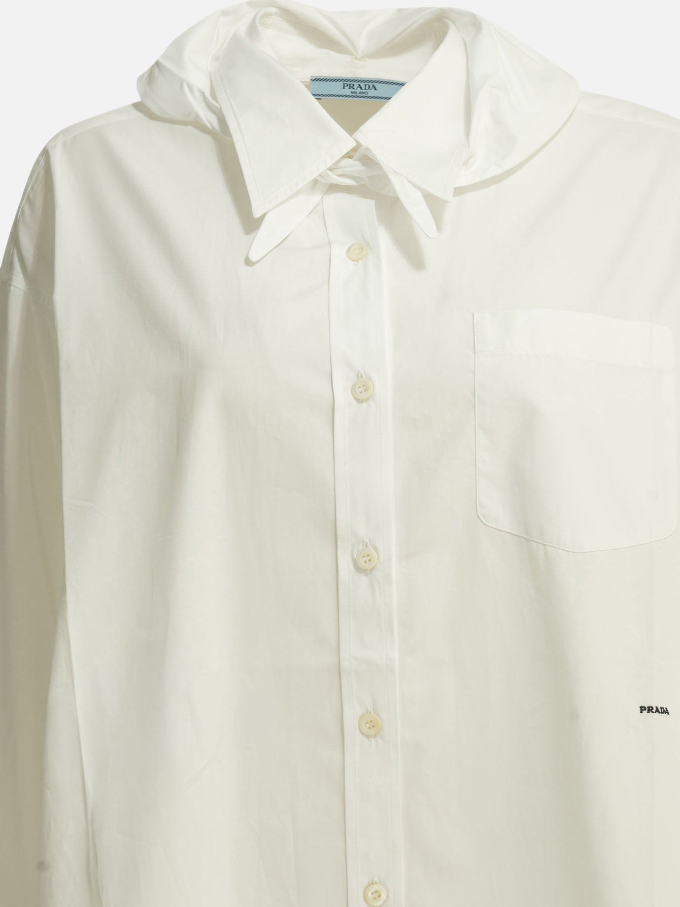 Casual shirts Logo  White - Prada Women | PDP | VIETTI Online Store | Zoom-Modal_3
