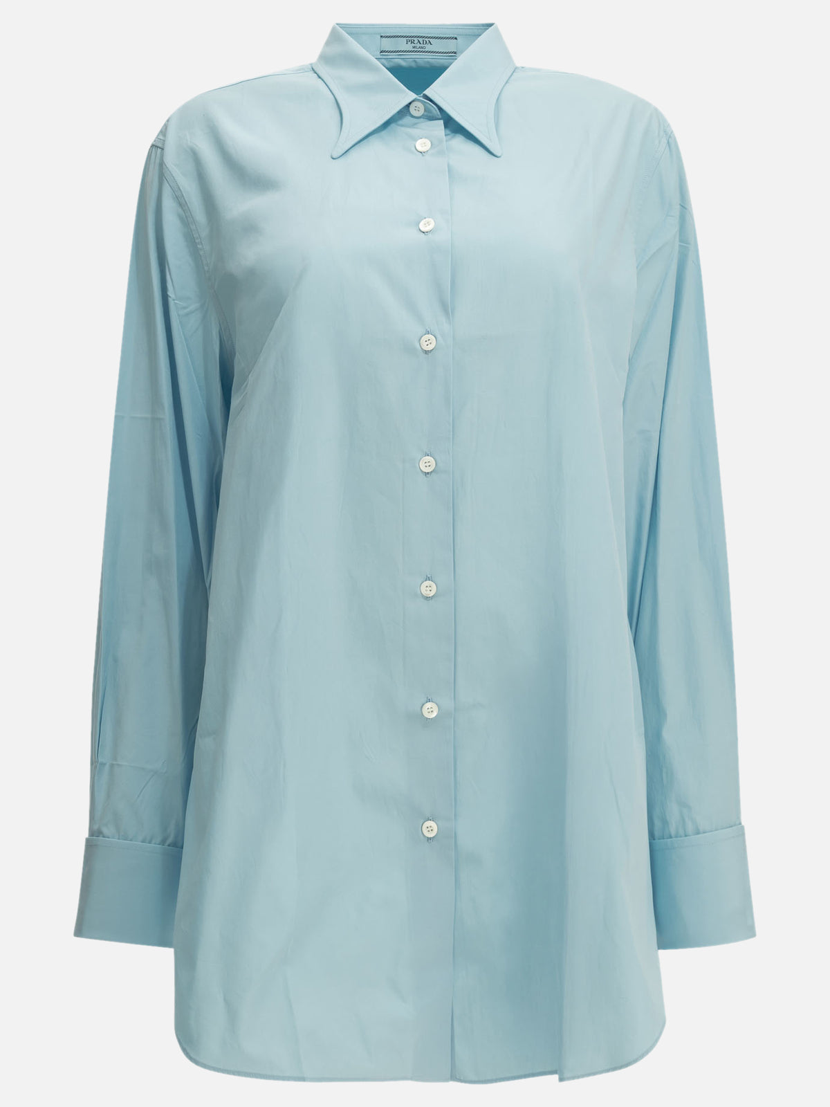 Prada Casual poplin shirt Light blue

