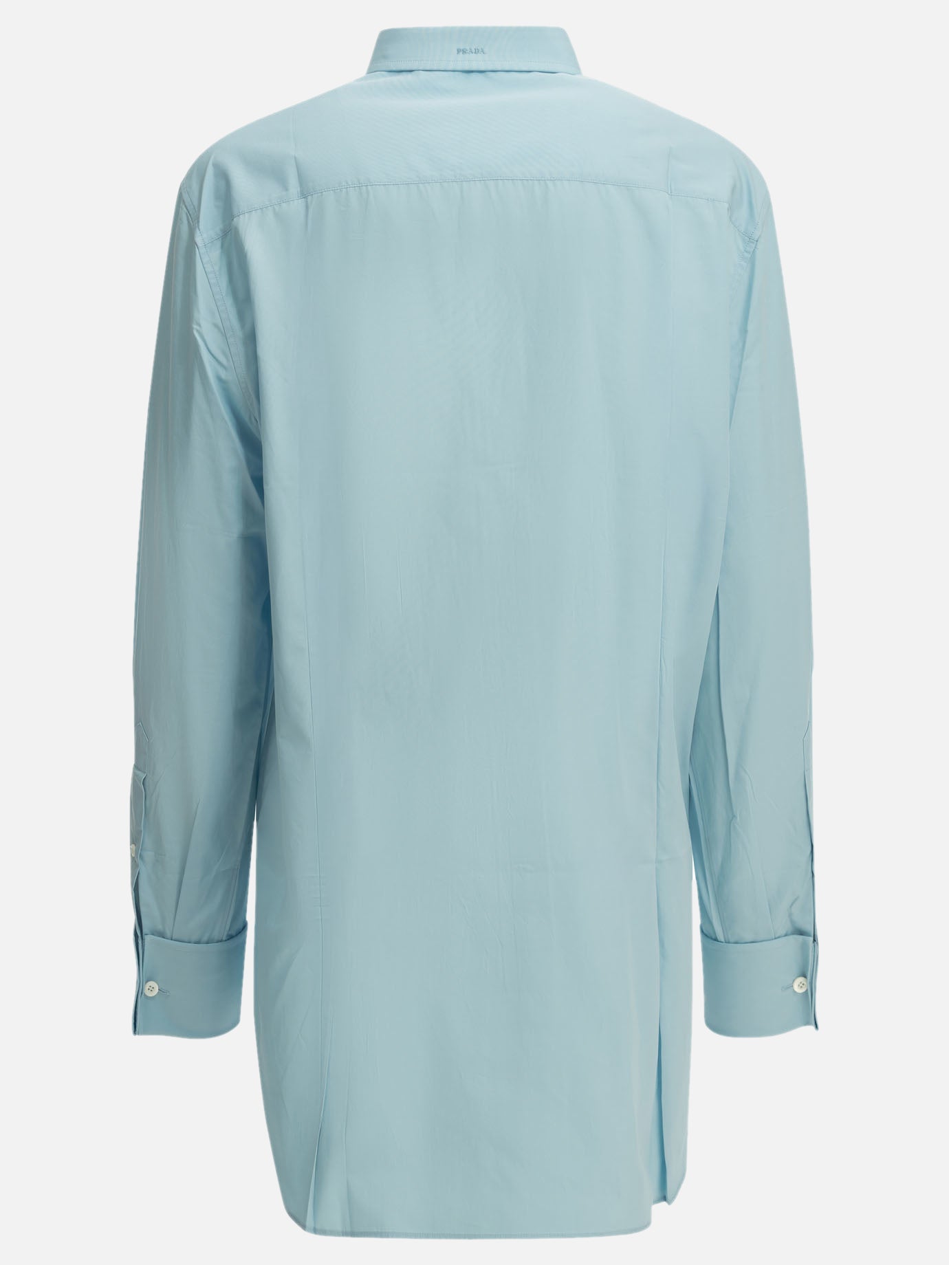 Prada Camicia casual in popeline Azzurro - VIETTI