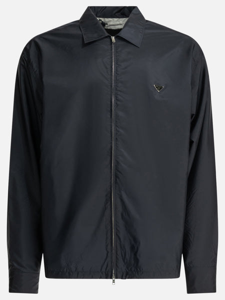 Prada Casual Re-Nylon Shirt SC870 Blue - Men | VIETTI – Japan (JPY)
