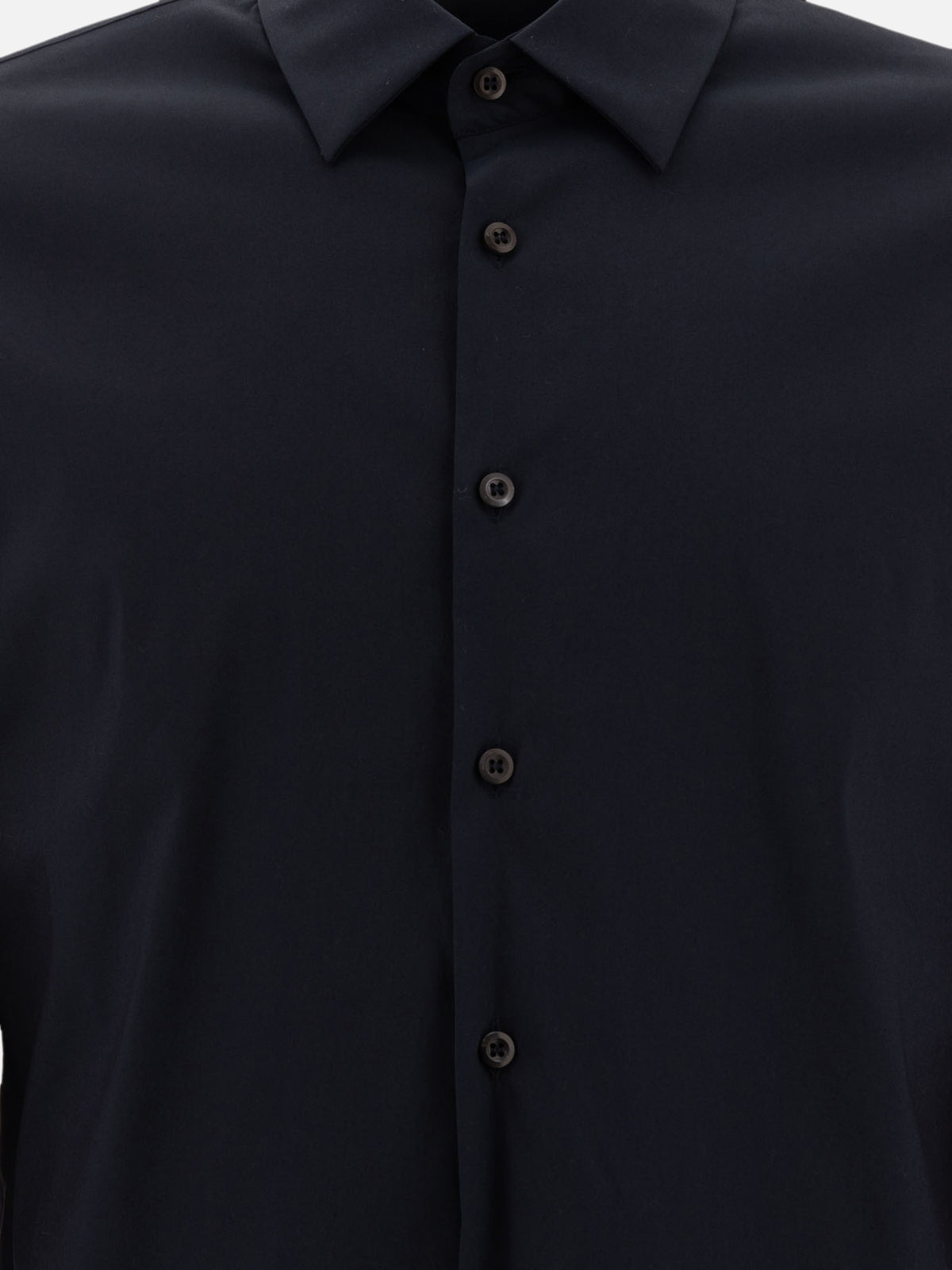 Prada Casual Stretch Cotton Shirt Blue

