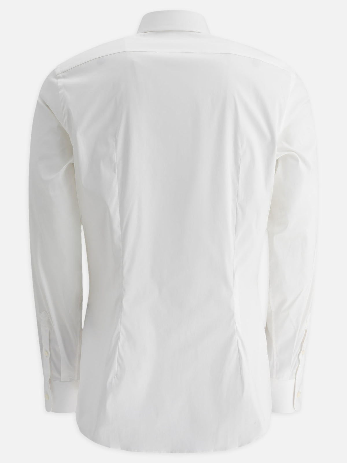 Prada Casual Stretch Cotton Shirt White - VIETTI