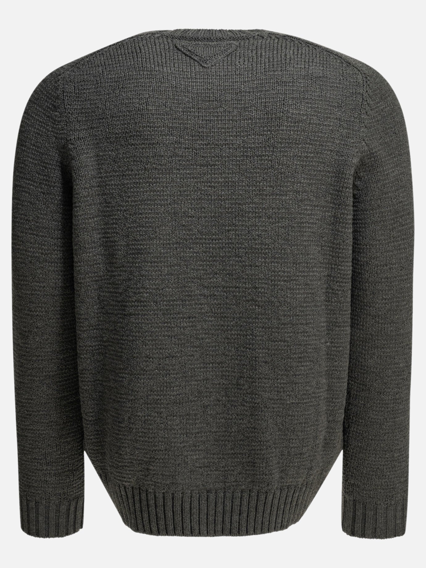 Crewneck sweaters Solid colour  Grey - Prada Men | PDP | VIETTI Online Store | Zoom-Modal_4
