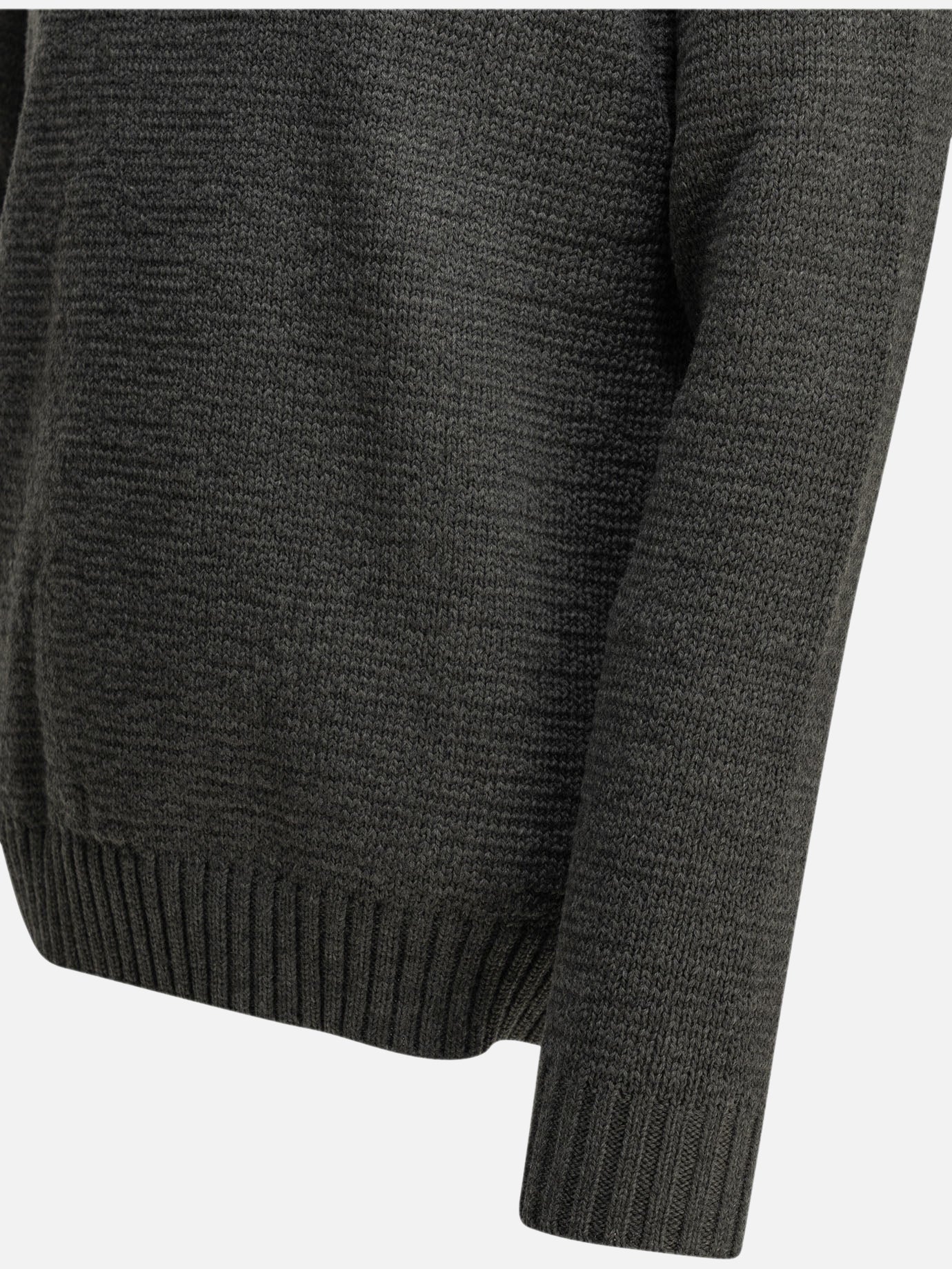 Crewneck sweaters Solid colour  Grey - Prada Men | PDP | VIETTI Online Store | thumbnail_6