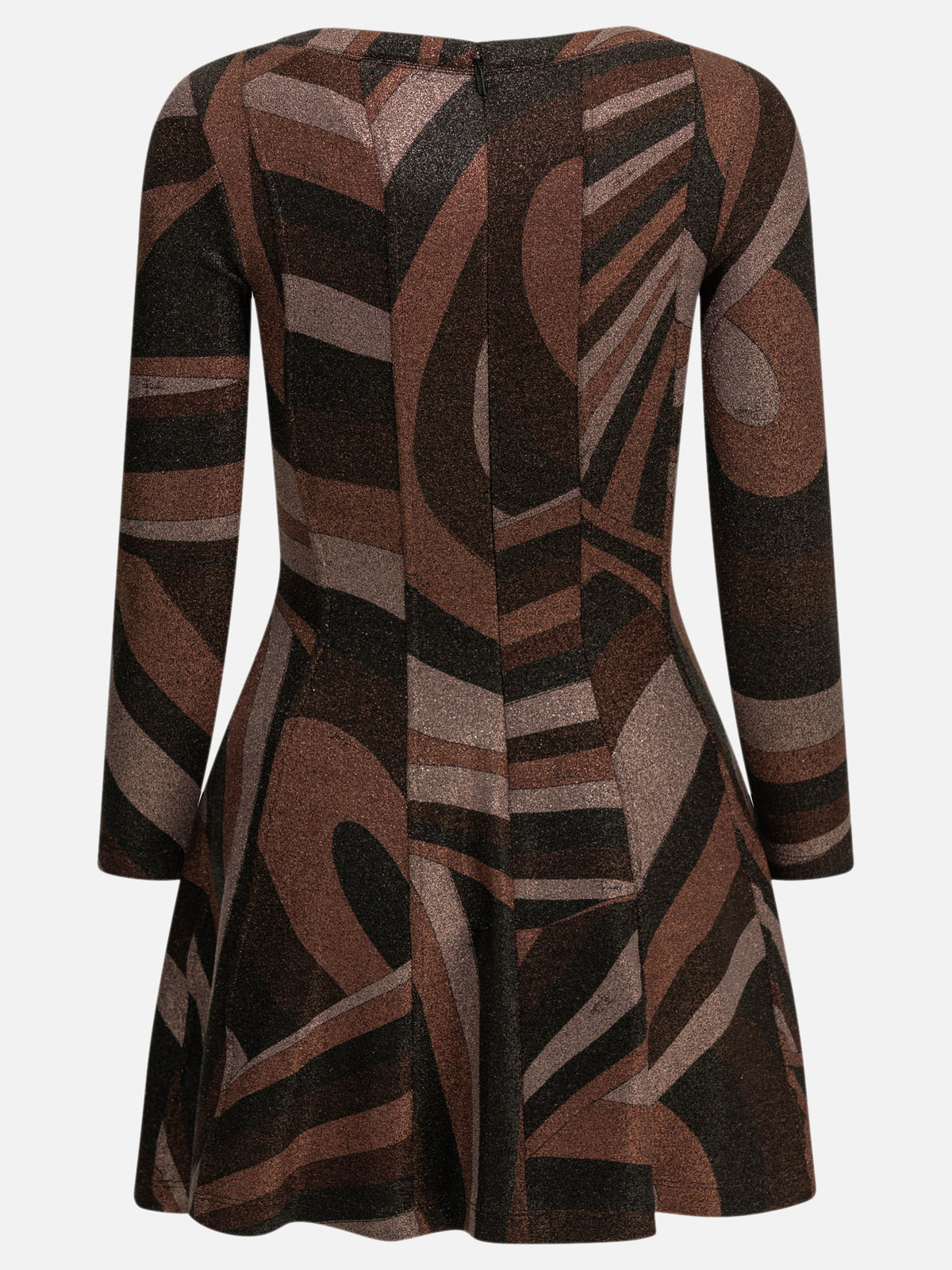Pucci "Iride" Short Dress Bordeaux
