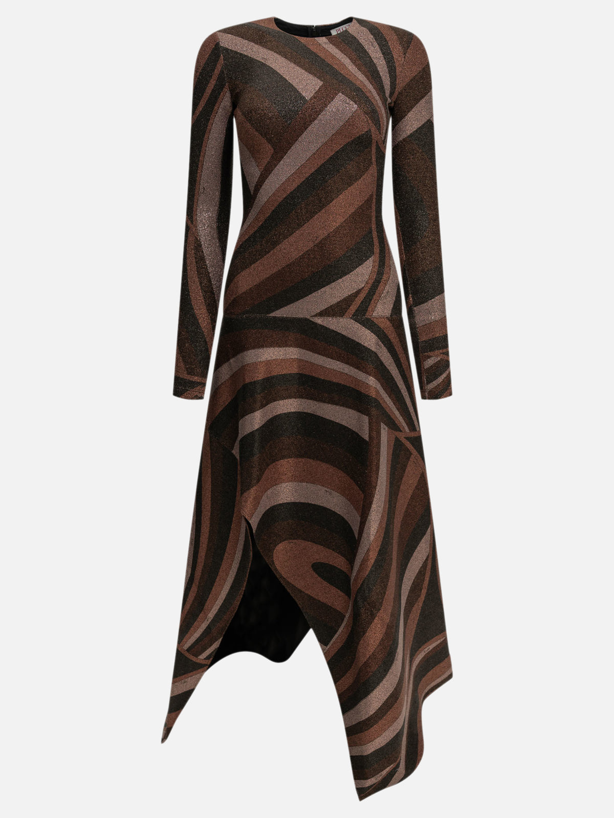 Pucci "Iride" Long Dress Bordeaux