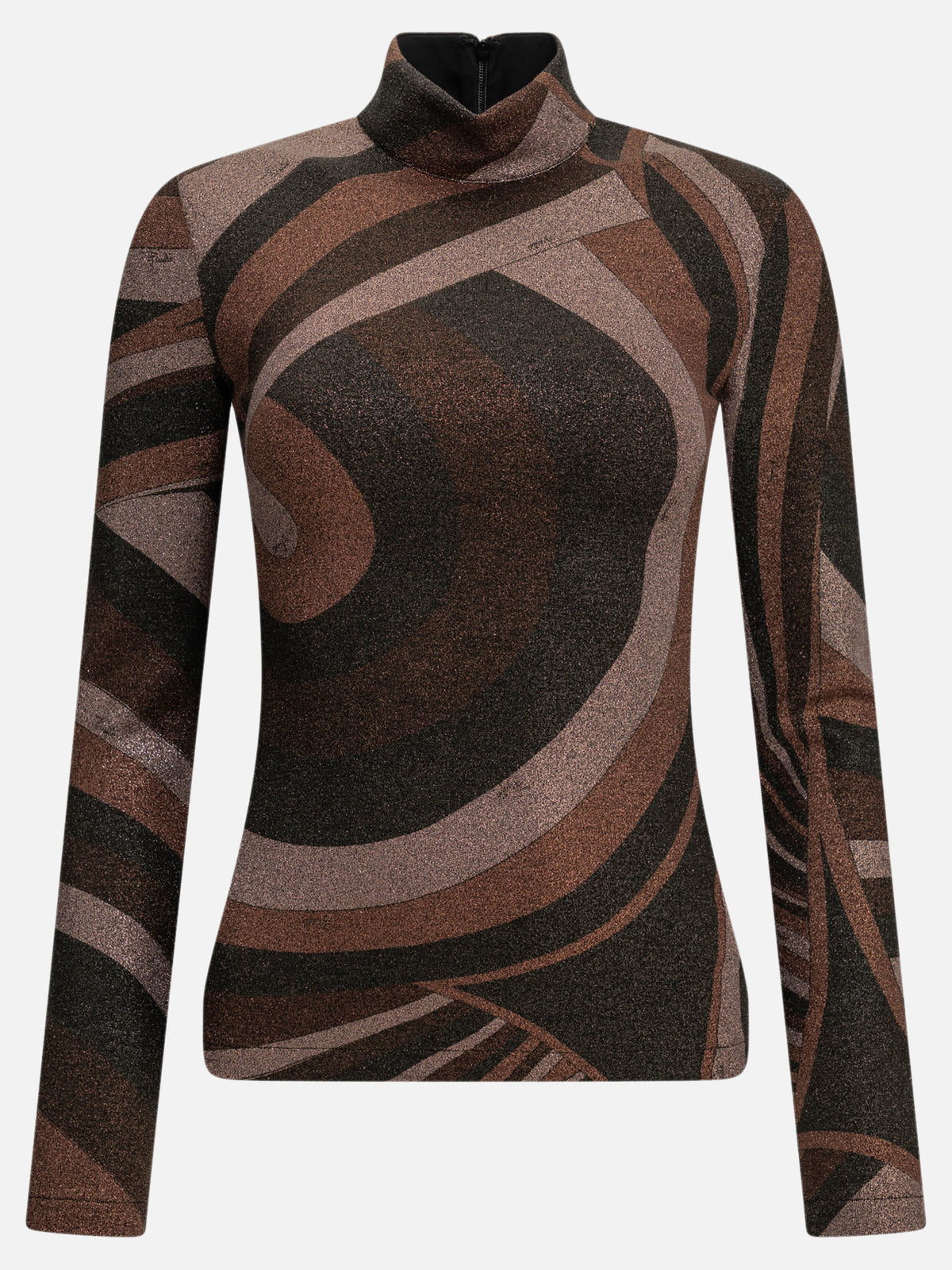 Pucci "Iride" Casual Top Bordeaux