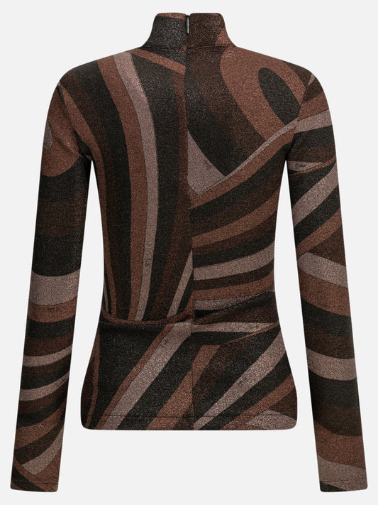 Pucci "Iride" Casual Top Bordeaux

