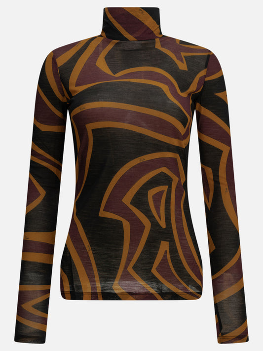 Pucci "Labirinto" Casual Top Bordeaux

