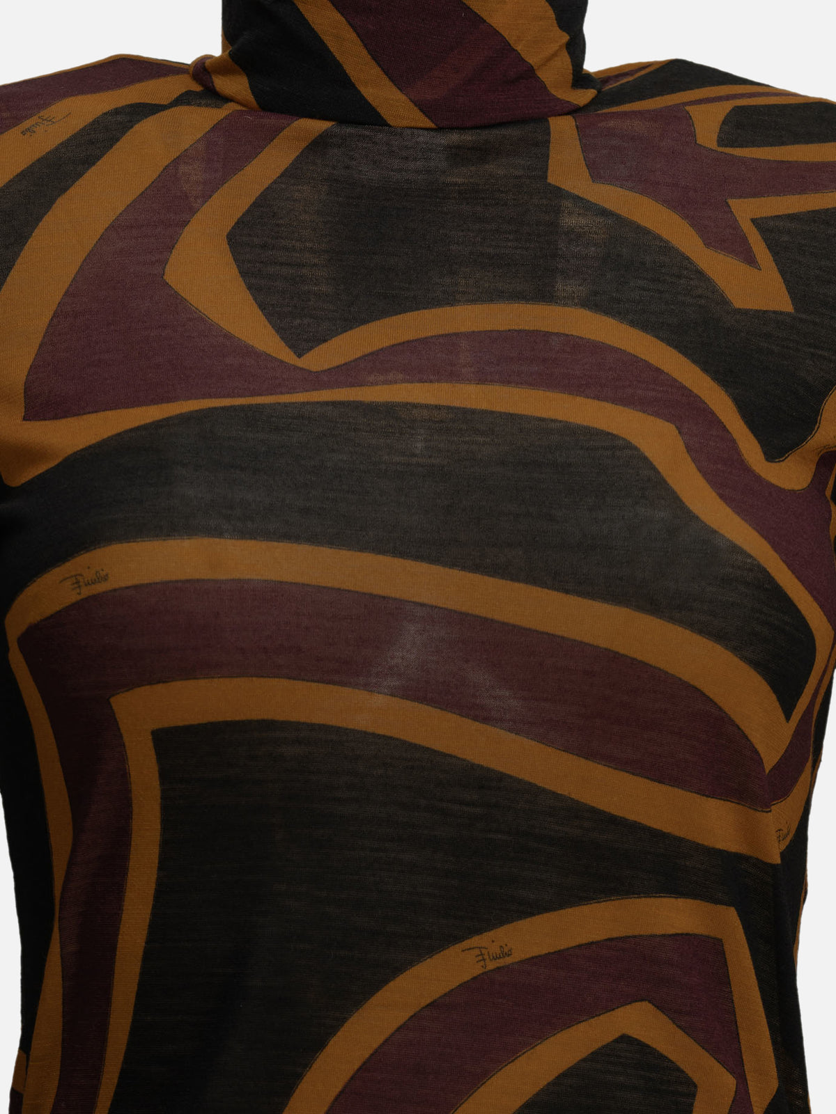 Pucci "Labirinto" Casual Top Bordeaux - VIETTI