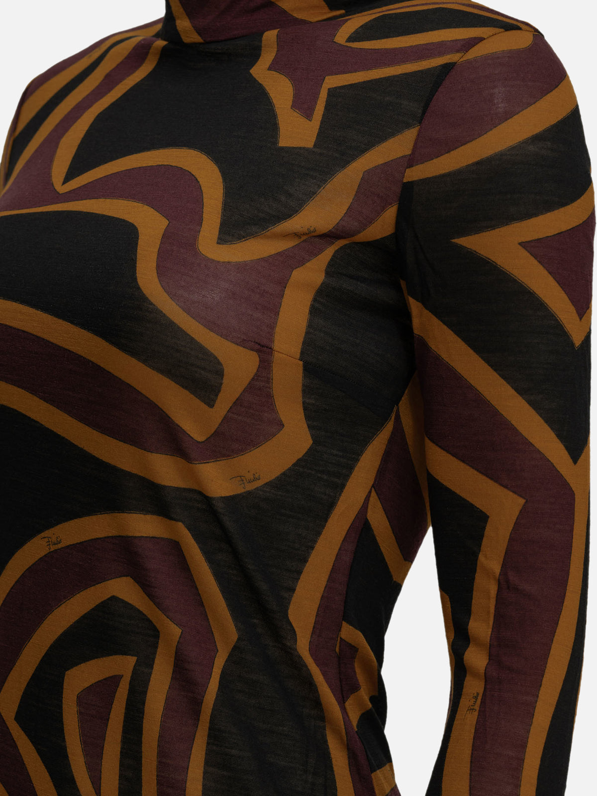 Pucci "Labirinto" Casual Top Bordeaux - VIETTI