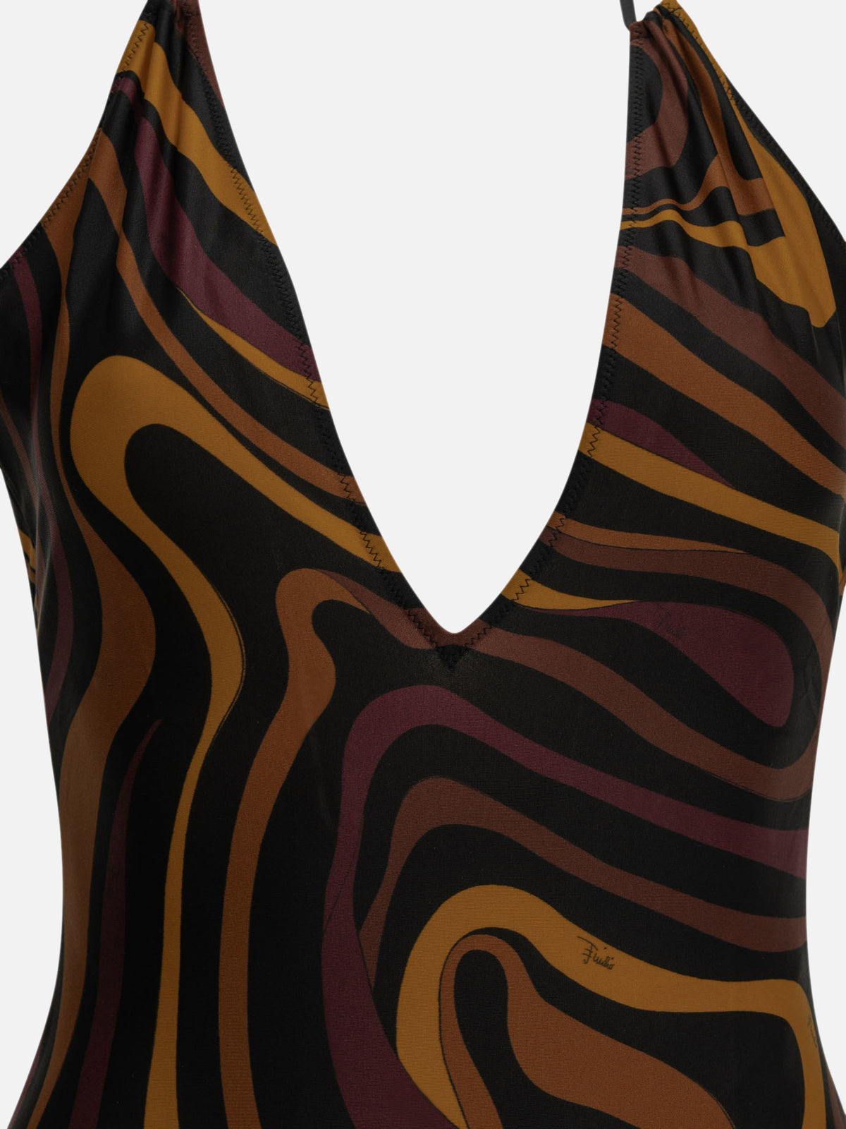 Pucci Costume intero "Marmo" Bordeaux - VIETTI