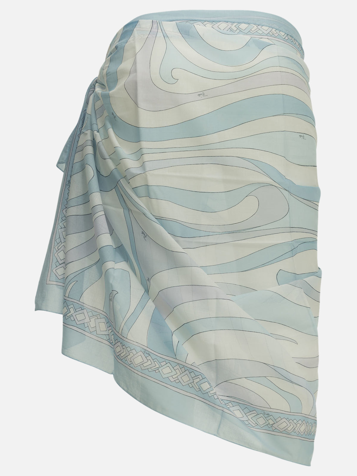 Pucci "Marmo" Pareo Light blue

