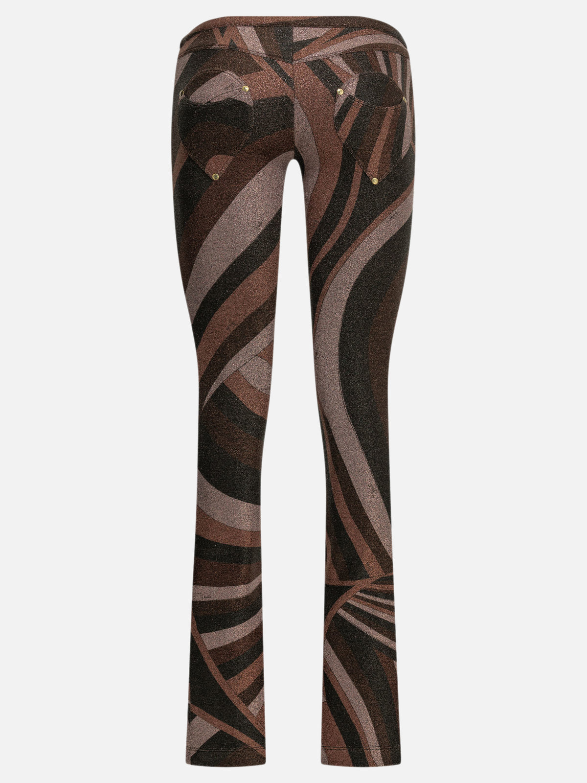 Pucci "Iride" Casual Pants Bordeaux

