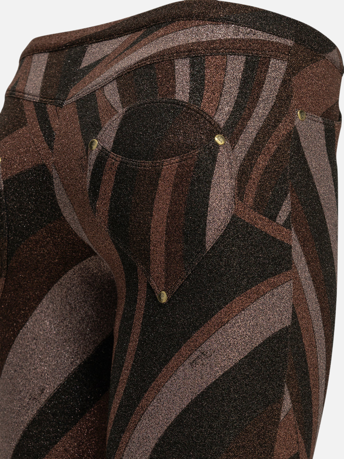 Pucci "Iride" Casual Pants Bordeaux - VIETTI