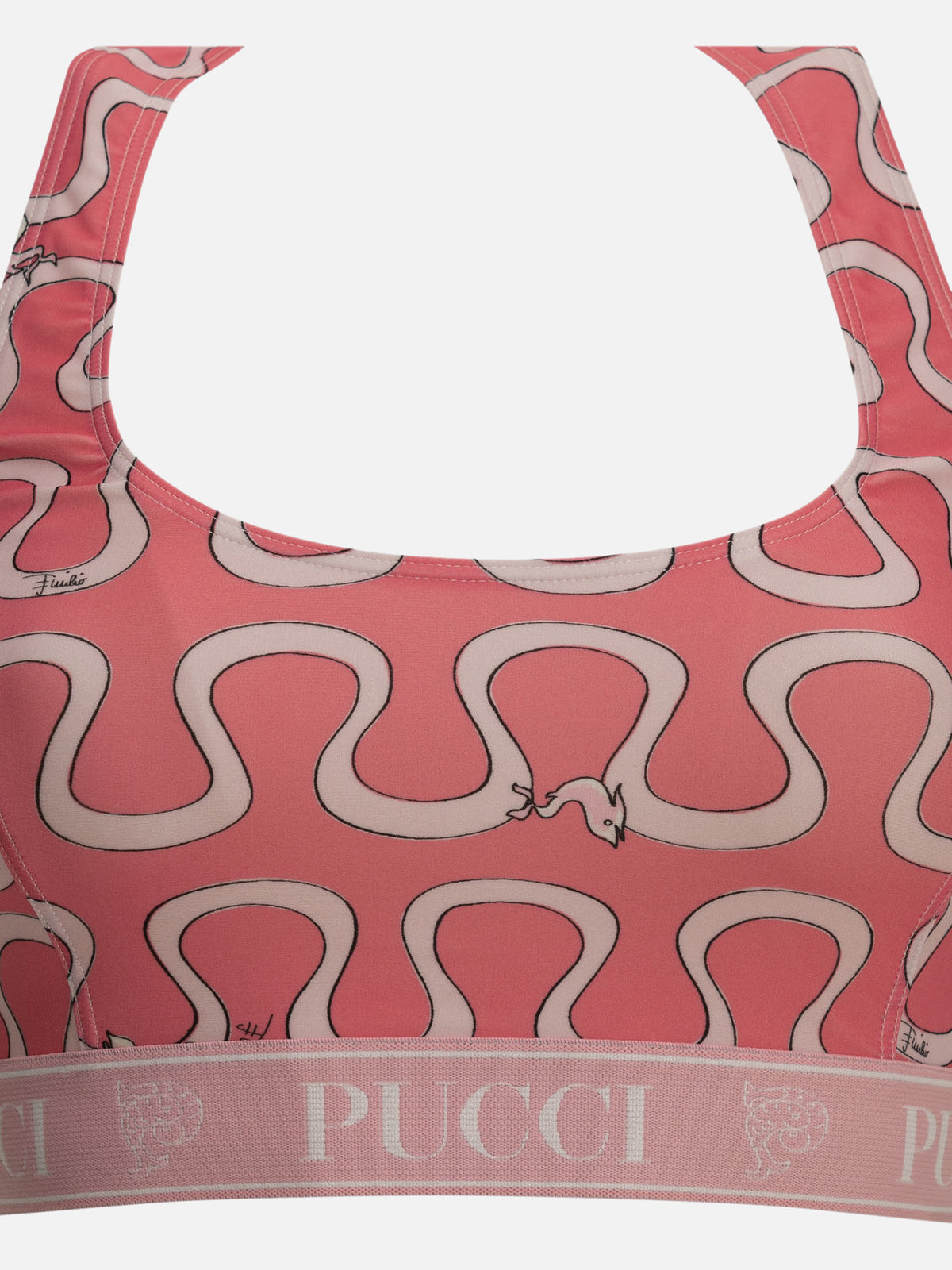 Pucci Sports Top Pink