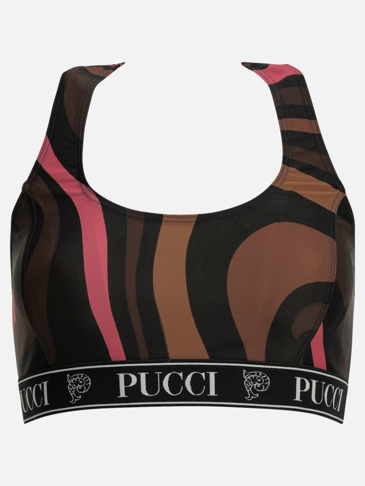 Pucci "Marmo" Sports Top Brown