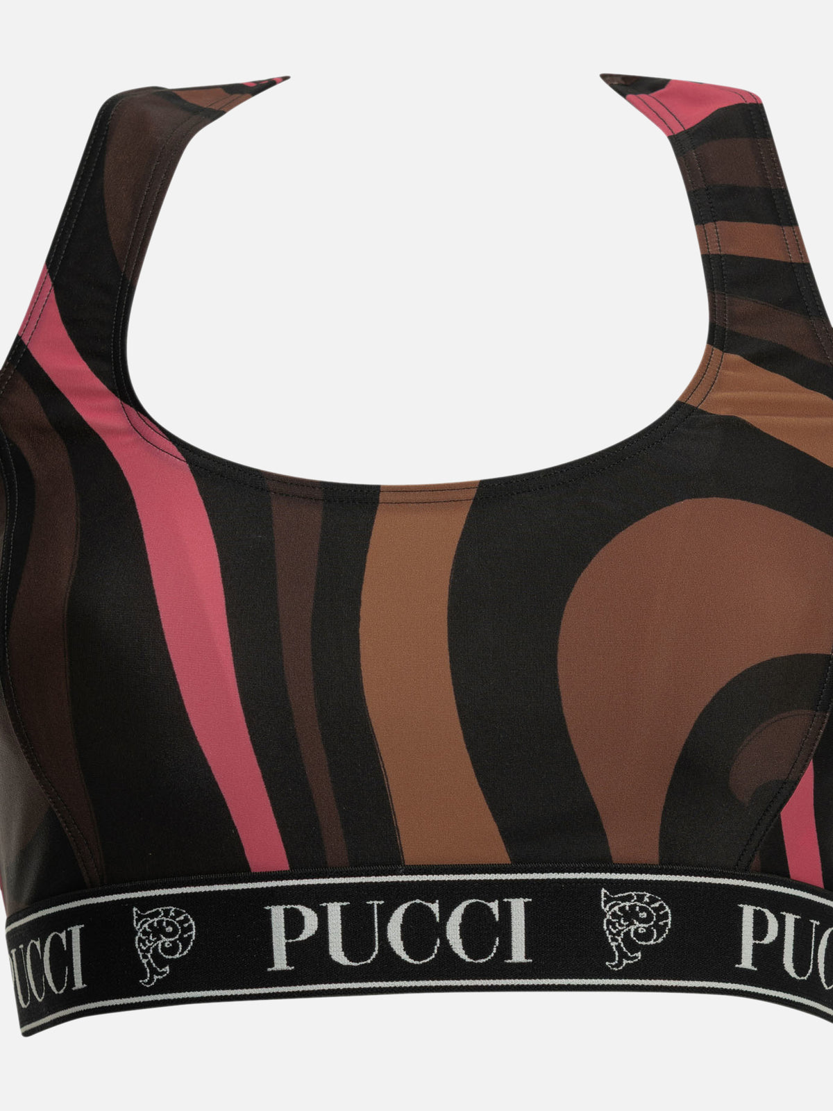 Pucci "Marmo" Sports Top Brown - VIETTI