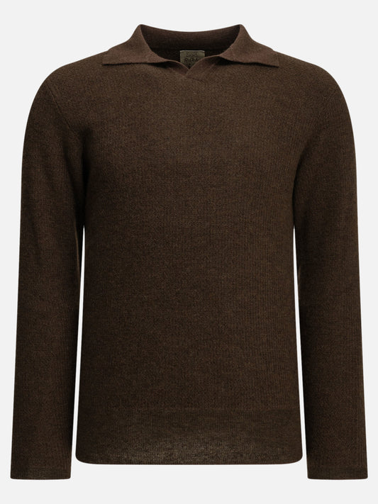 Rakkì "Old School" Polo Sweater Brown

