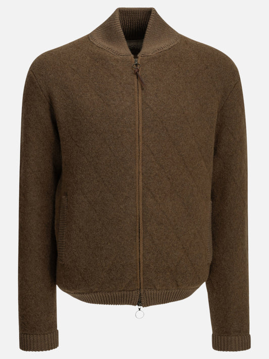 Rakkì Camel-colored bomber jacket Brown

