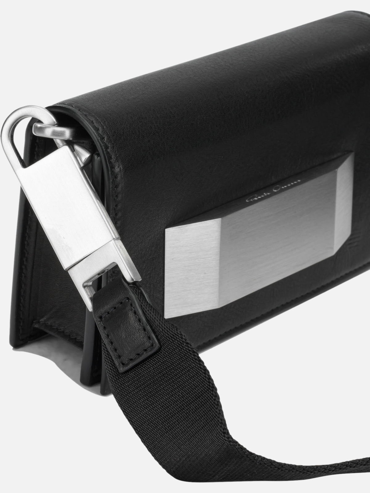 Rick Owens "Mini Griffin" Small Shoulder Bag Black

