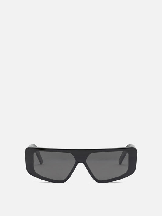 Square frame 100% acetate - Other fabric: 100% nylon  Black - Rick Owens Men | VIETTI Online Store 
