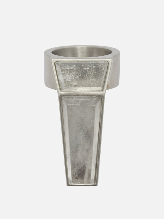 Rings 100% bass - Other fabric: 100% crystal  Silver - Rick Owens Women | VIETTI Online Store 
