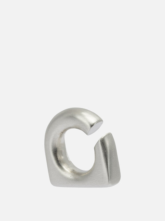 Earrings 100% brass  Silver - Rick Owens Women | PDP | VIETTI Online Store 

