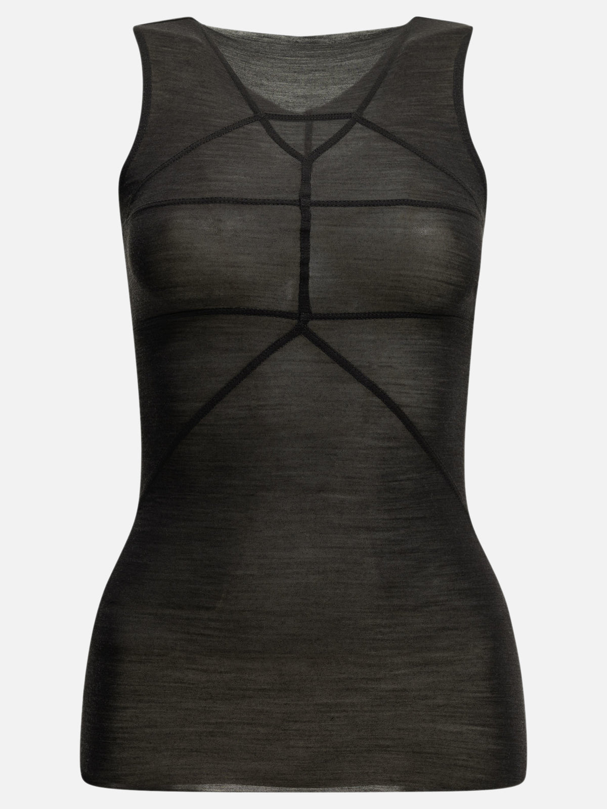 Rick Owens "Temple T" Tank Top Black

