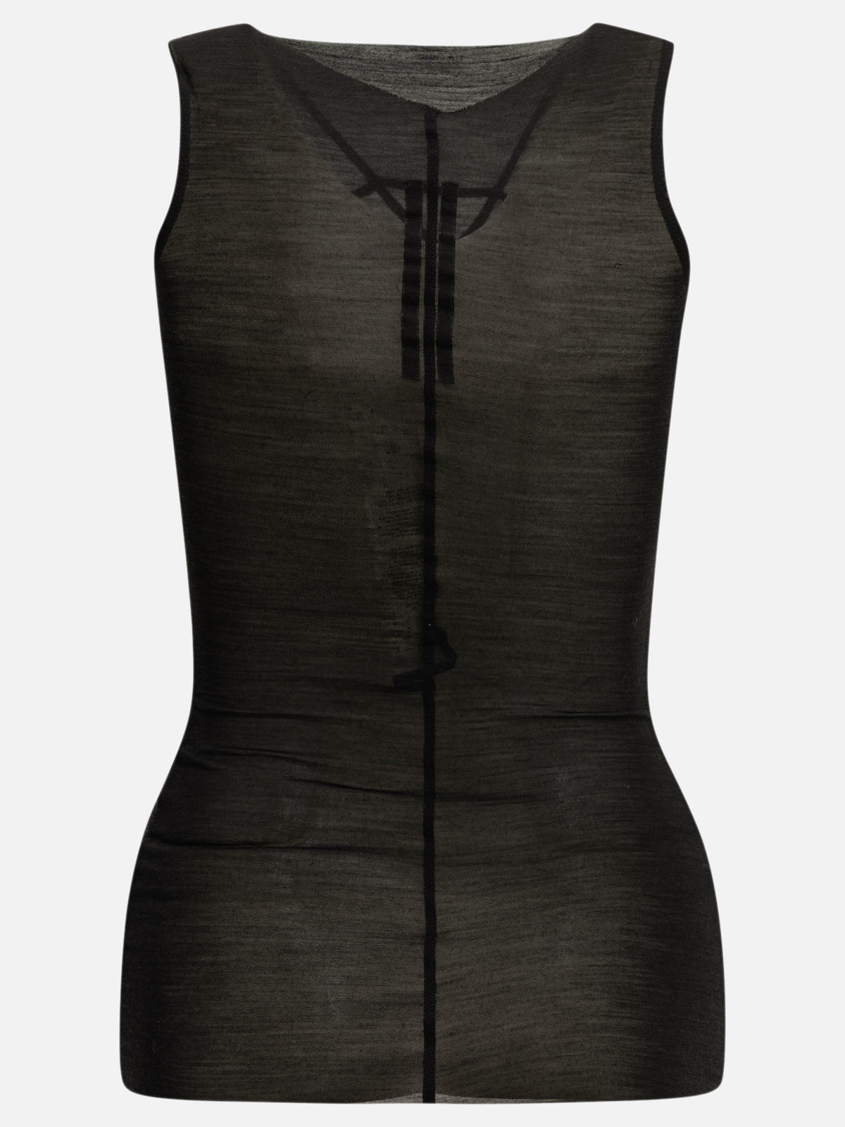 Rick Owens "Temple T" Tank Top Black - VIETTI