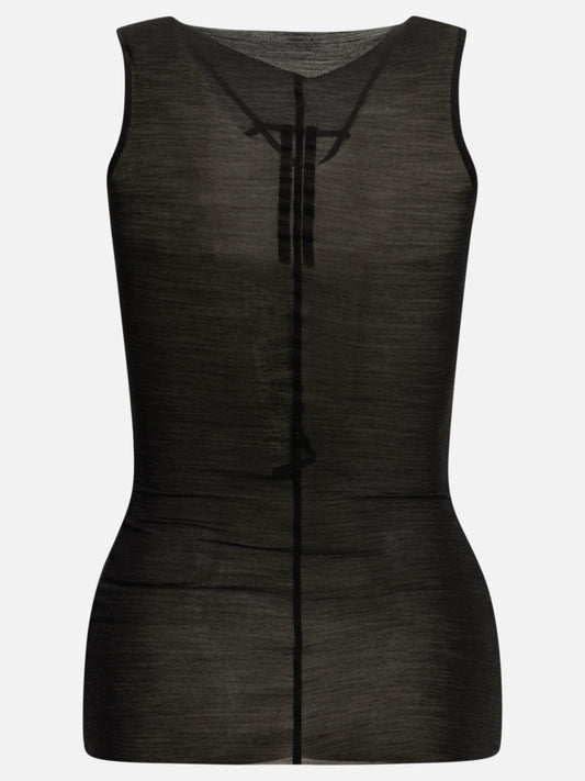 Rick Owens "Temple T" Tank Top Black

