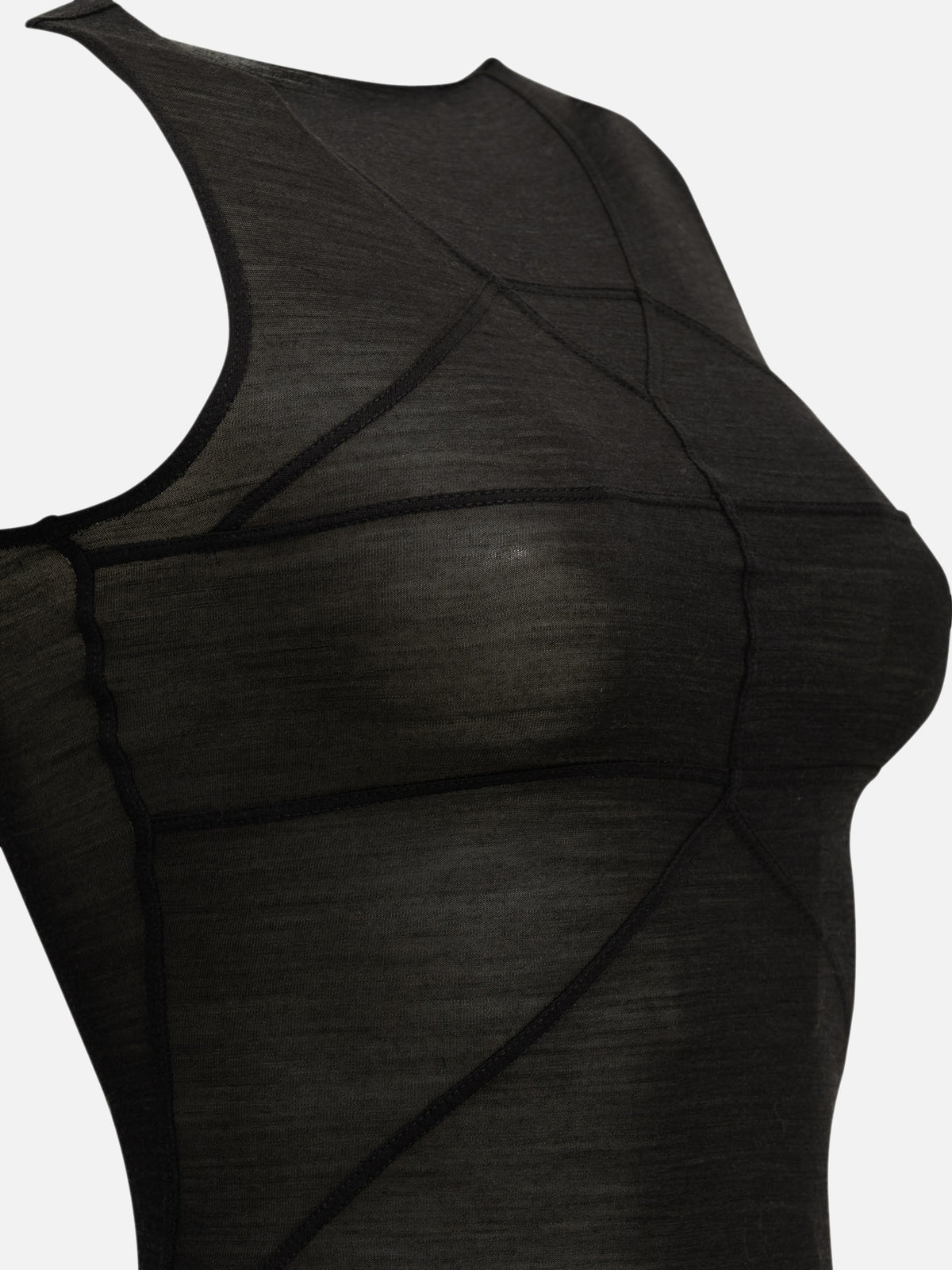 Rick Owens "Temple T" Tank Top Black - VIETTI