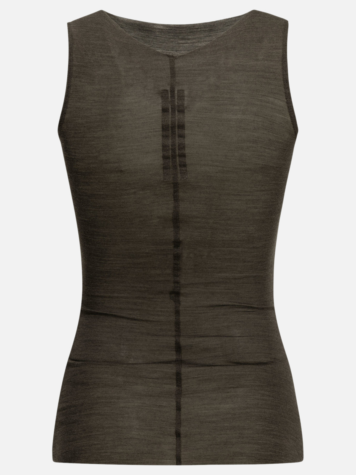 Rick Owens "Temple T" Tank Top Grey

