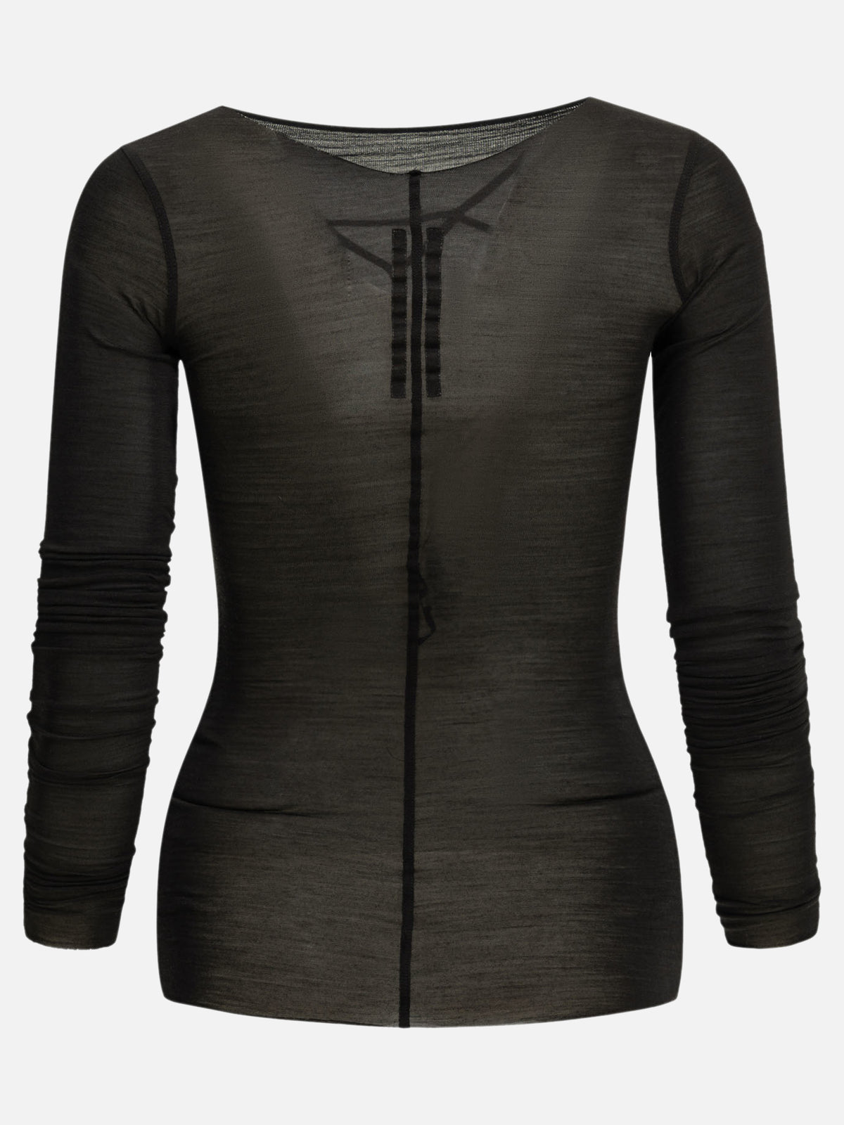 Rick Owens "LS Temple T" Casual Top Black

