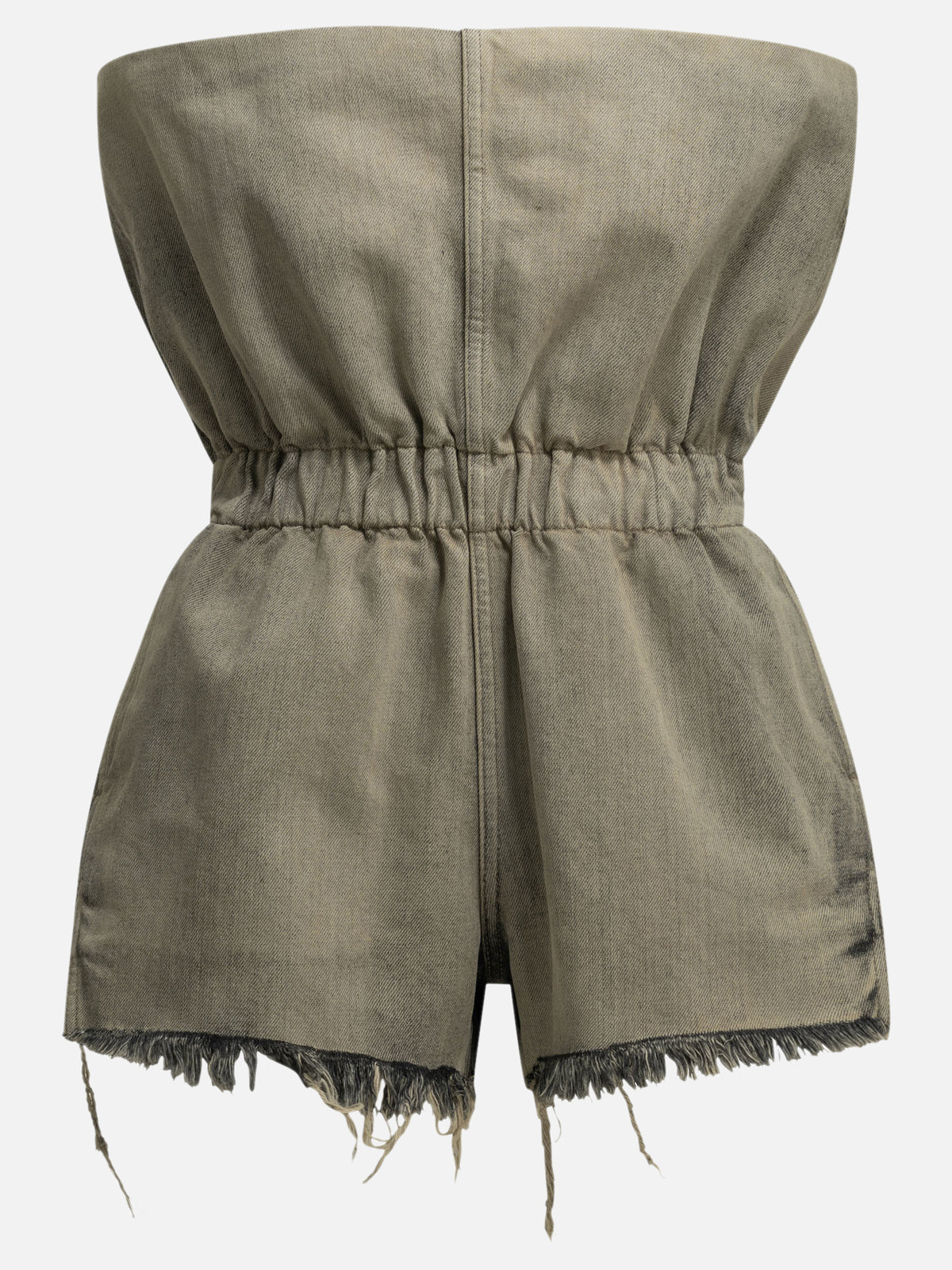 Rick Owens "Crater" Shorts with Elastic Waistband Light blue

