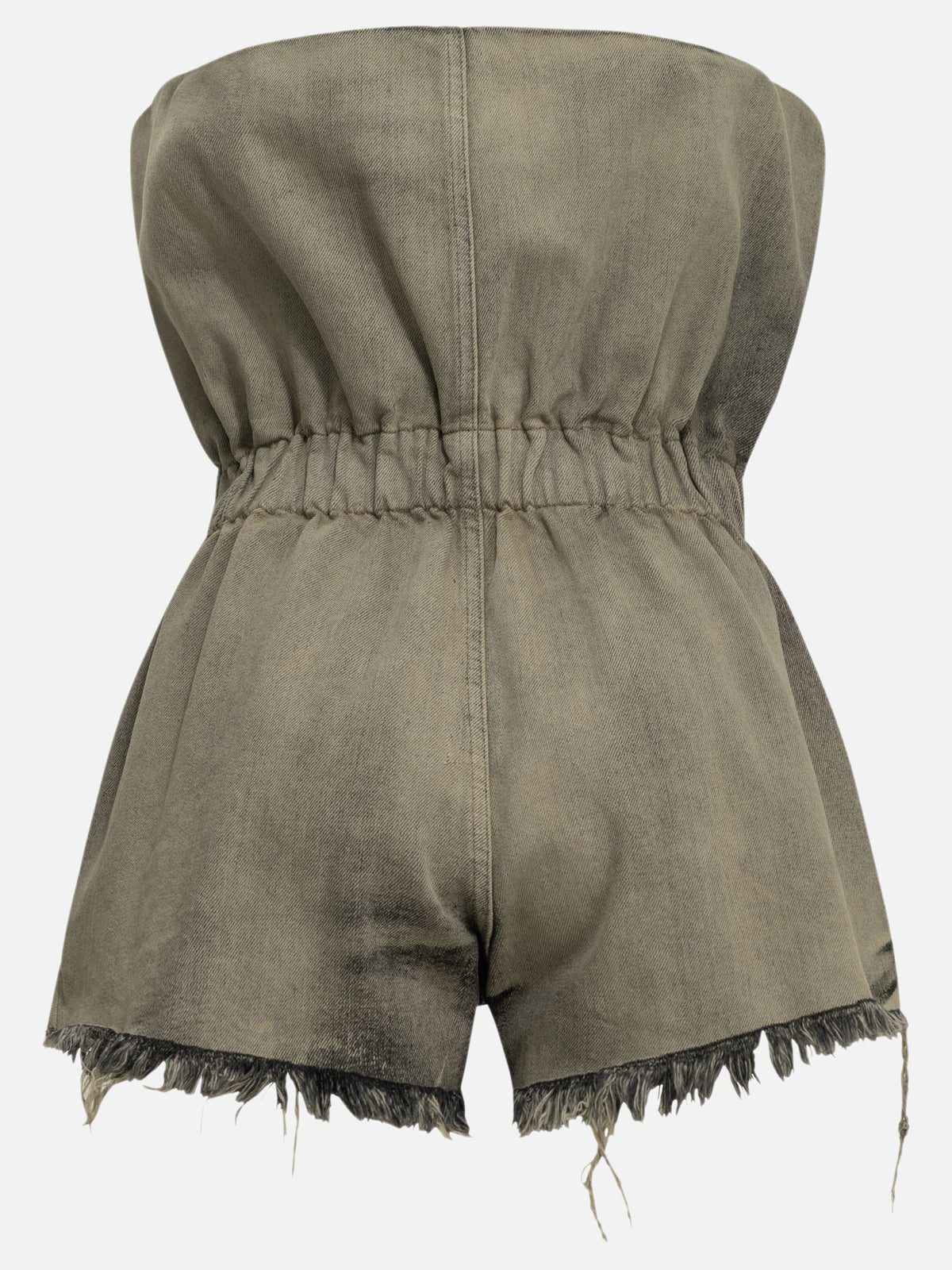 Rick Owens Short con elastico in vita "Crater" Azzurro - VIETTI