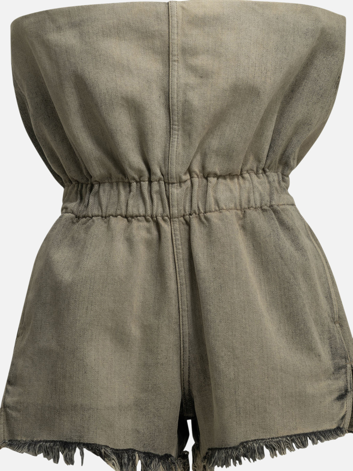 Rick Owens Short con elastico in vita "Crater" Azzurro - VIETTI