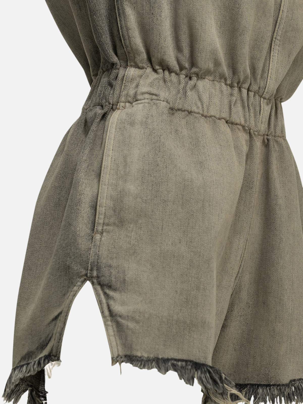 Rick Owens Short con elastico in vita "Crater" Azzurro - VIETTI