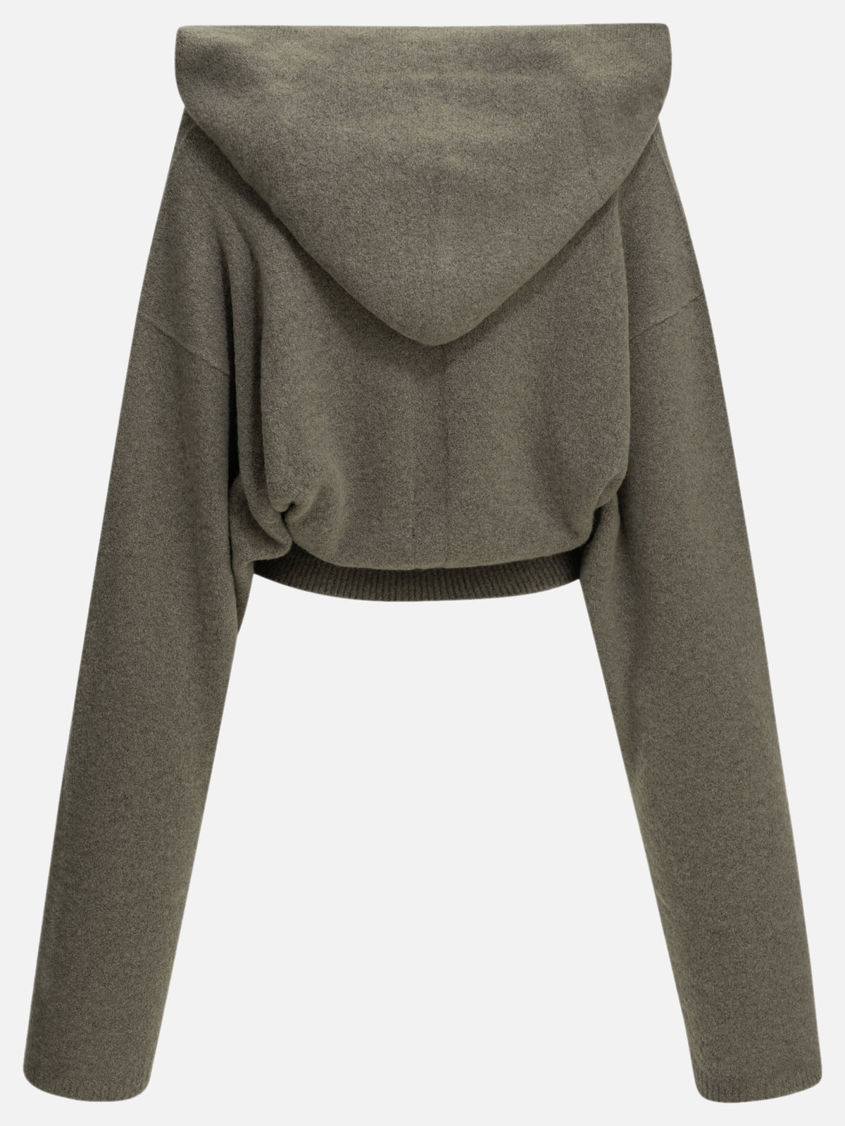 Rick Owens Cashmere-blend hooded sweater Grey

